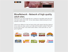 Tablet Screenshot of blownetwork.com
